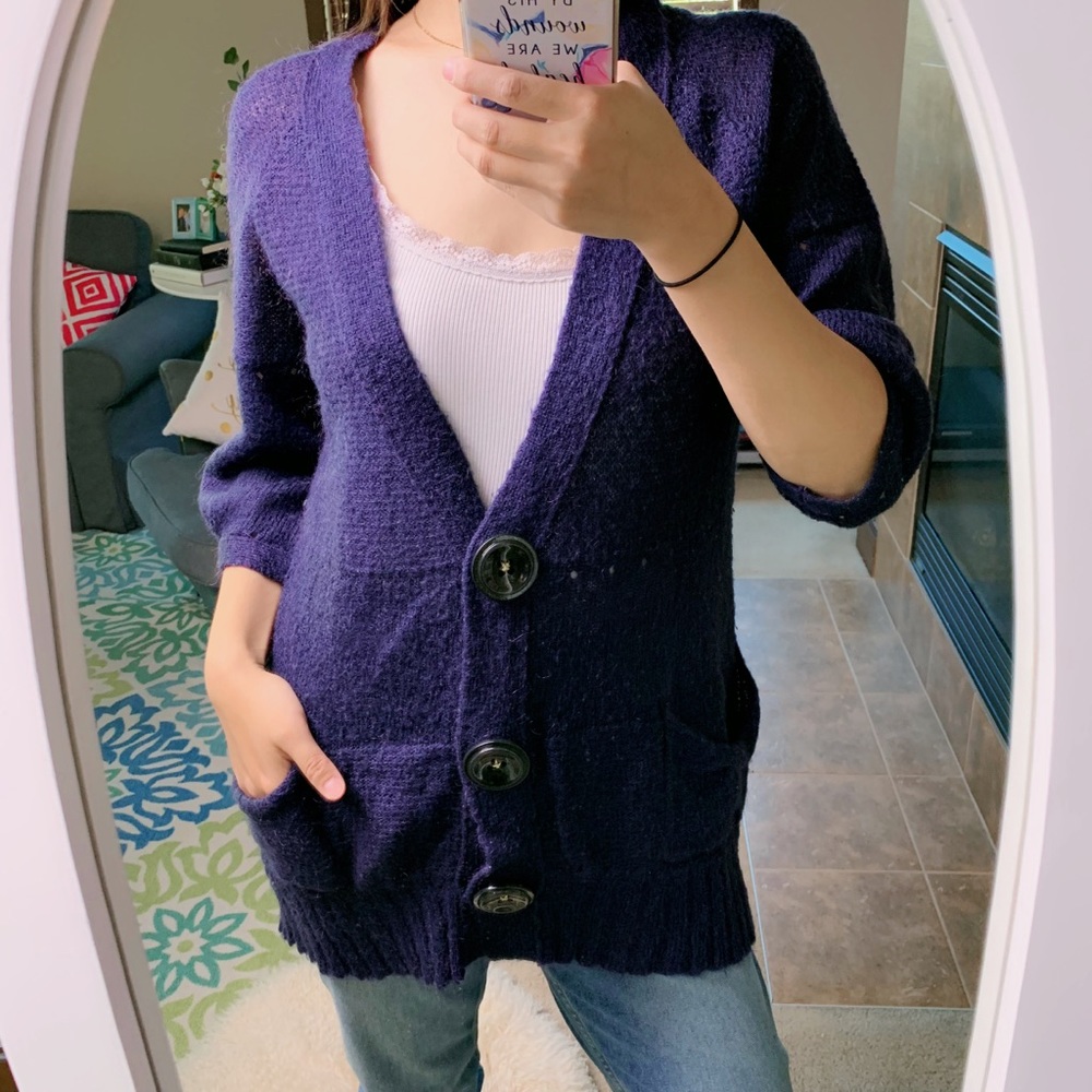 River Island Big Buttons Cardigan